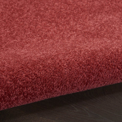2' X 10' Brick Red Non Skid Indoor Outdoor Runner Rug