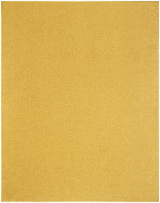 9' X 12' Yellow Indoor Outdoor Area Rug