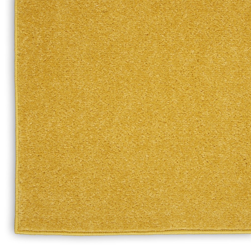 9' X 12' Yellow Indoor Outdoor Area Rug