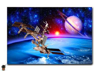 International Space Station - Cosmic Wall Art