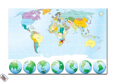 Global Geography - Modern Interactive World Map
