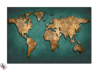 Vintage World Map - Timeless Exploration