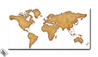 Vintage World Map - Timeless Wall Art