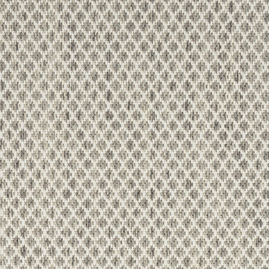 9' X 12' Ivory And Silver Indoor Outdoor Area Rug