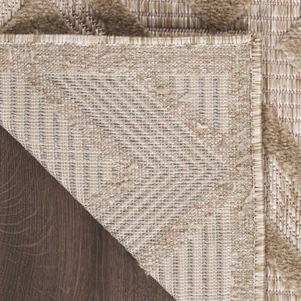 8' X 10' Beige Indoor Outdoor Area Rug