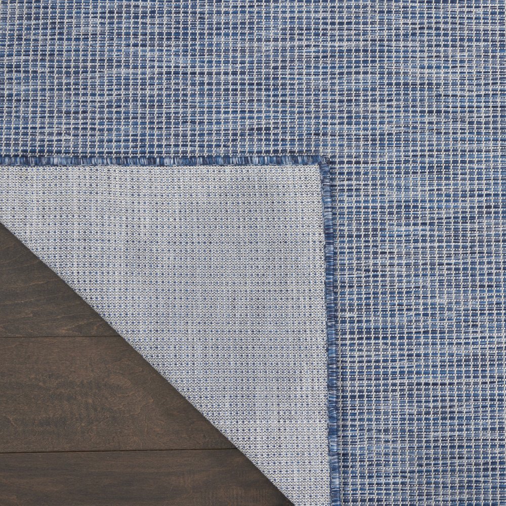 9' X 12' Navy Blue Indoor Outdoor Area Rug