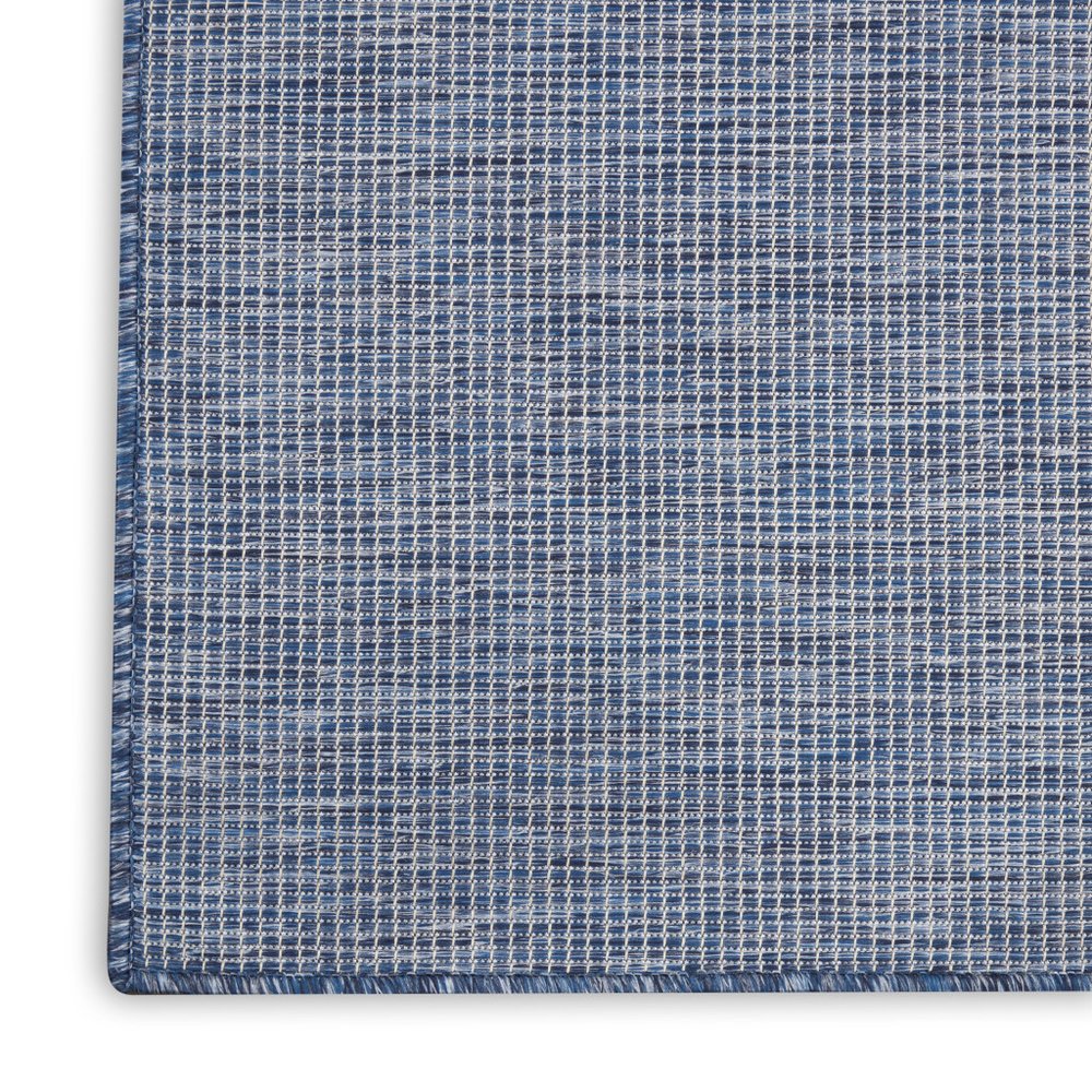 9' X 12' Navy Blue Indoor Outdoor Area Rug