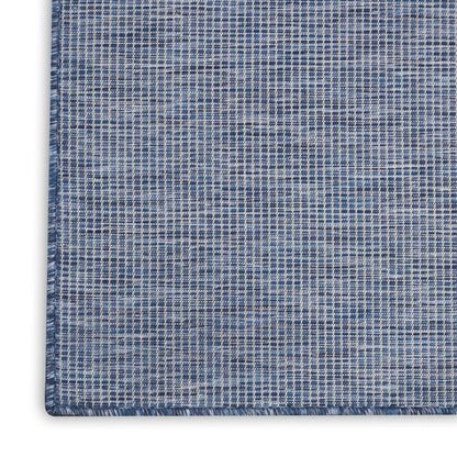 9' X 12' Navy Blue Indoor Outdoor Area Rug