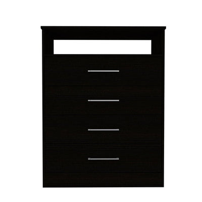 Two Piece Black Bedroom Set