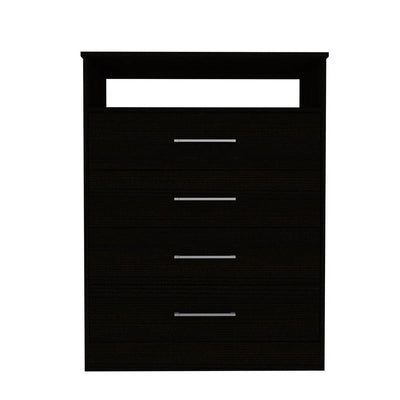 Two Piece Black Bedroom Set