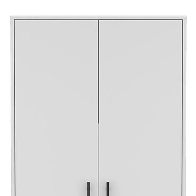 Two Piece White Bedroom Set