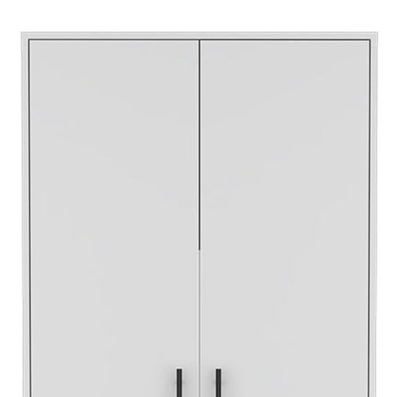 Two Piece White Bedroom Set