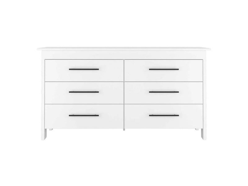 Two Piece White Bedroom Set