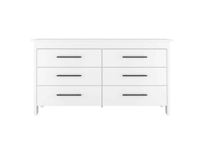 Two Piece White Bedroom Set