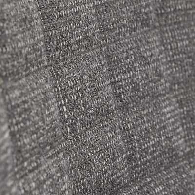 Set of Two 26" Light Gray and Black Fabric and Steel Low Back Counter Height Bar Chairs