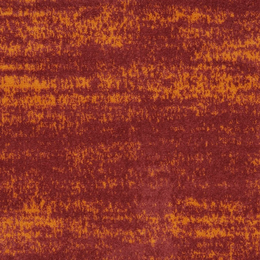 2' X 4' Red And Orange Abstract Indoor Outdoor Area Rug