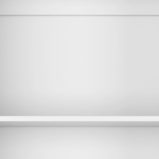Set of Three White Wood Twelve Tier Modular Bookcase with Two Doors