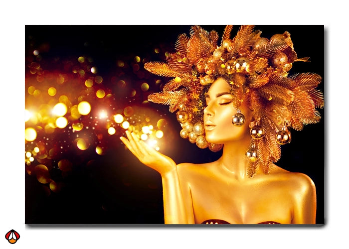 Golden Aura - A Celebration of Festive Beauty