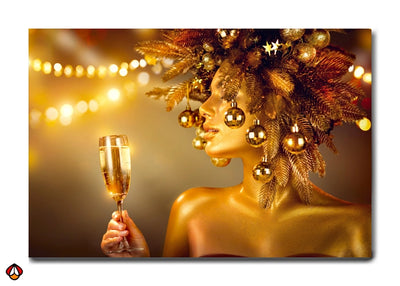 Festive Glow - Celebration in Gold