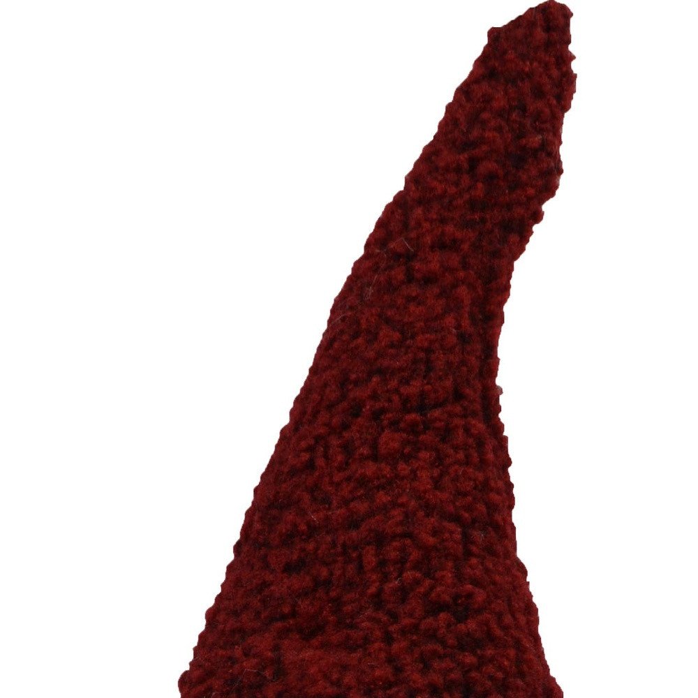 24" White Red And Black Fabric Christmas Santa and Mrs. Claus Standing Gnome