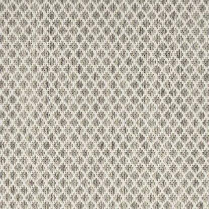 10' Ivory And Silver Square Geometric Indoor Outdoor Area Rug