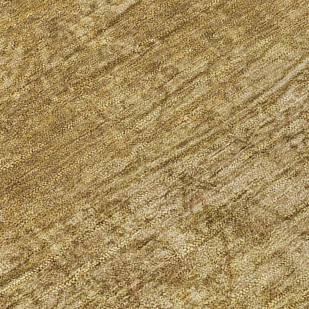 8' Runner Tan Abstract Washable Non Skid Indoor Outdoor Runner Rug