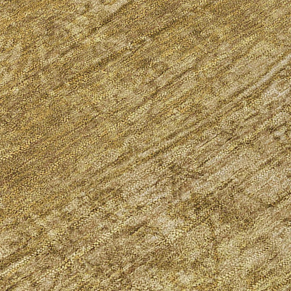 8' Runner Tan Abstract Washable Non Skid Indoor Outdoor Runner Rug
