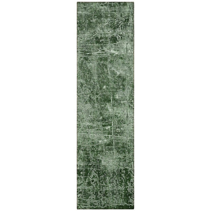 8' Runner Tan Abstract Washable Non Skid Indoor Outdoor Runner Rug