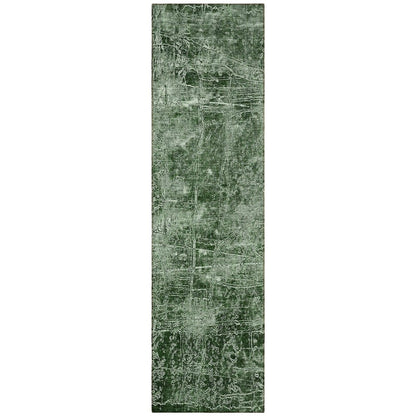 8' Runner Tan Abstract Washable Non Skid Indoor Outdoor Runner Rug