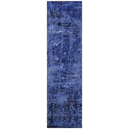 8' Runner Tan Abstract Washable Non Skid Indoor Outdoor Runner Rug