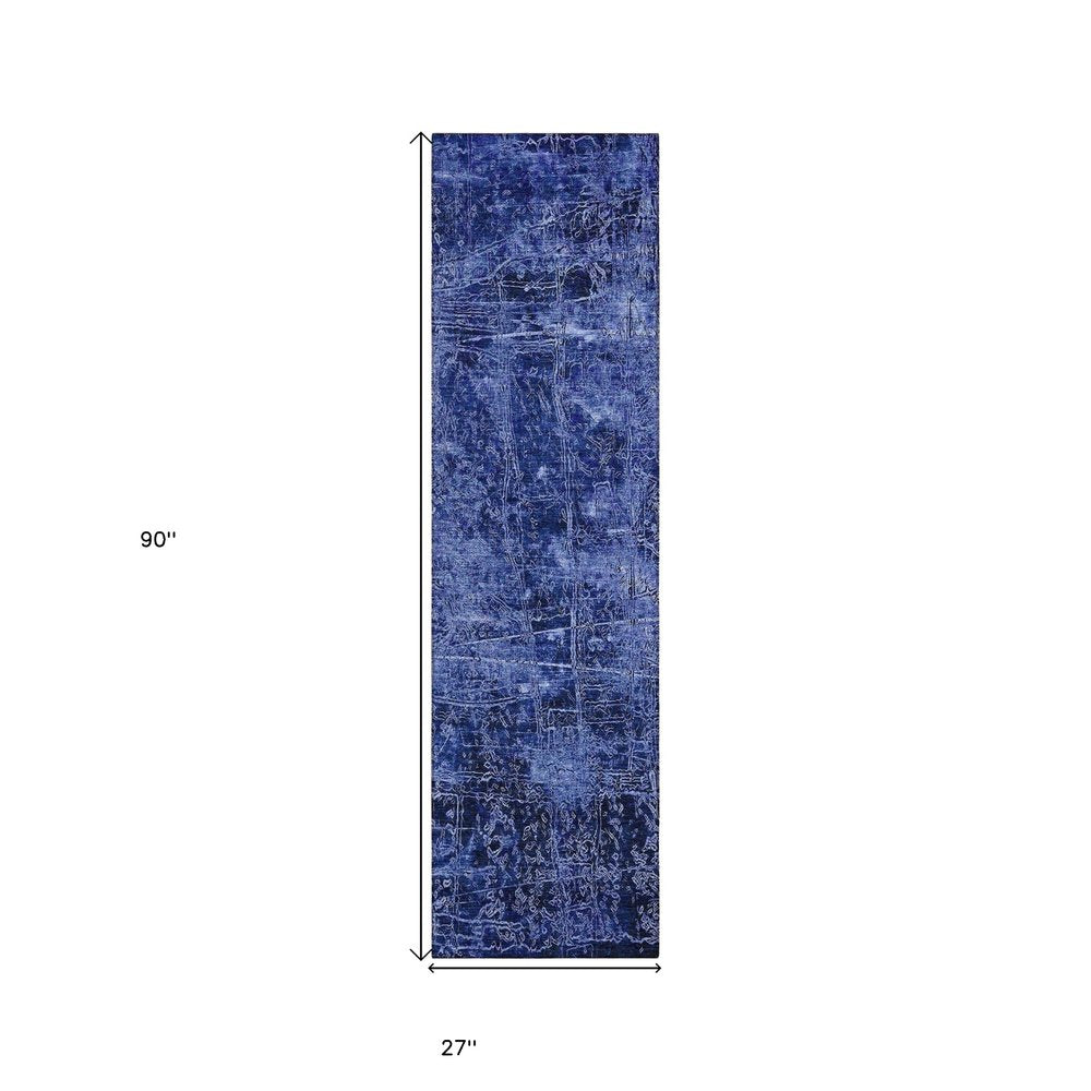 8' Runner Tan Abstract Washable Non Skid Indoor Outdoor Runner Rug