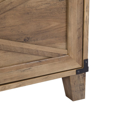 30" Oak Wood Two Drawers Filing Cabinet