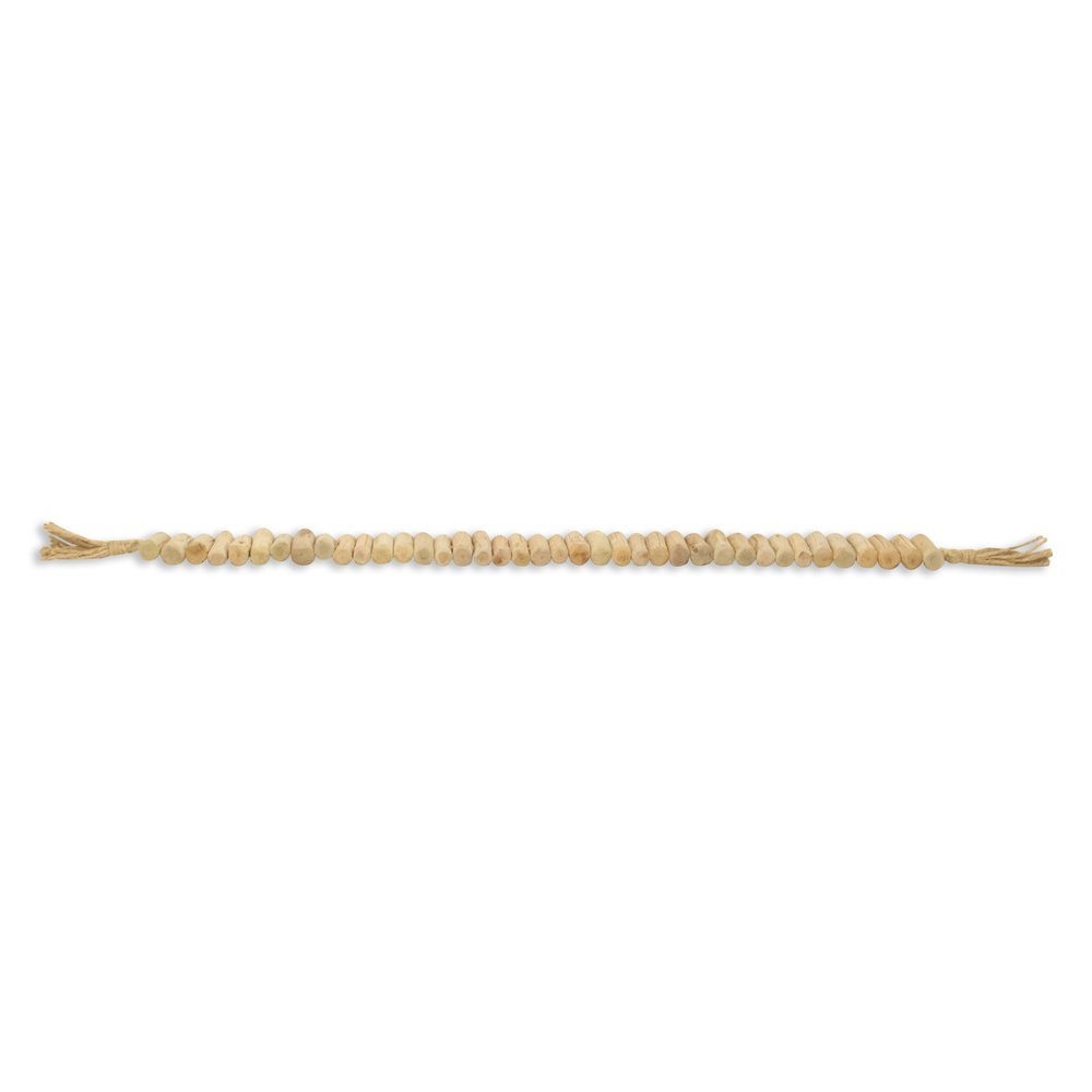 40" Brown Wood Rods And Rope Decorative Tassel