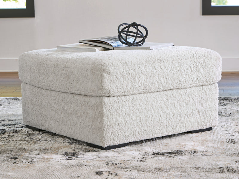 Evee Outdoor & More - Ashley Furniture - Cuddle Plush Living Room - Oversized Accent Ottoman / Arctic - PC5910608