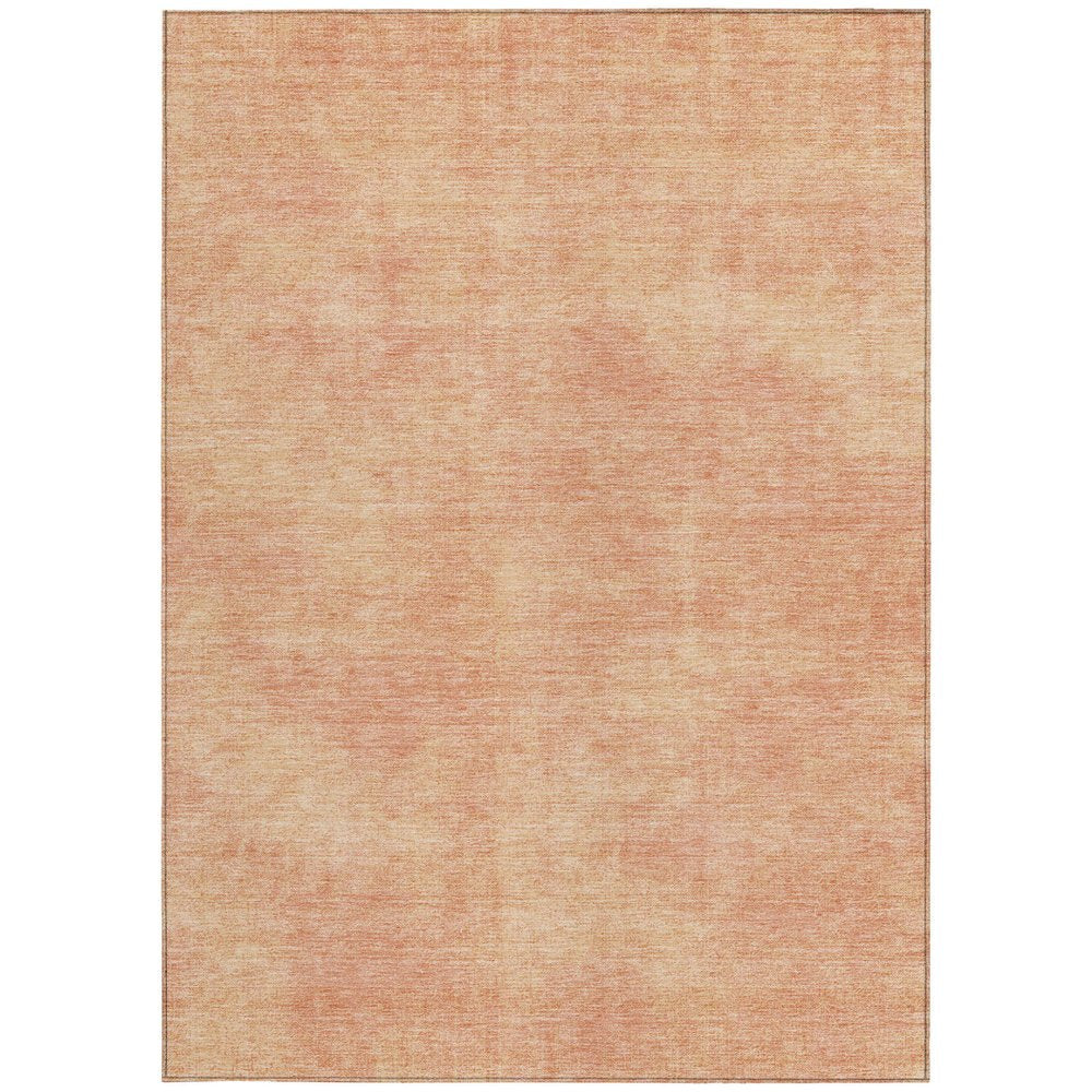 3' X 5' Peach Washable Indoor Outdoor Area Rug