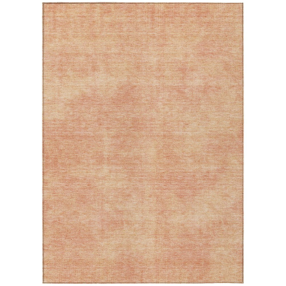 3' X 5' Peach Washable Indoor Outdoor Area Rug
