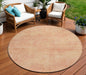 3' X 5' Peach Washable Indoor Outdoor Area Rug