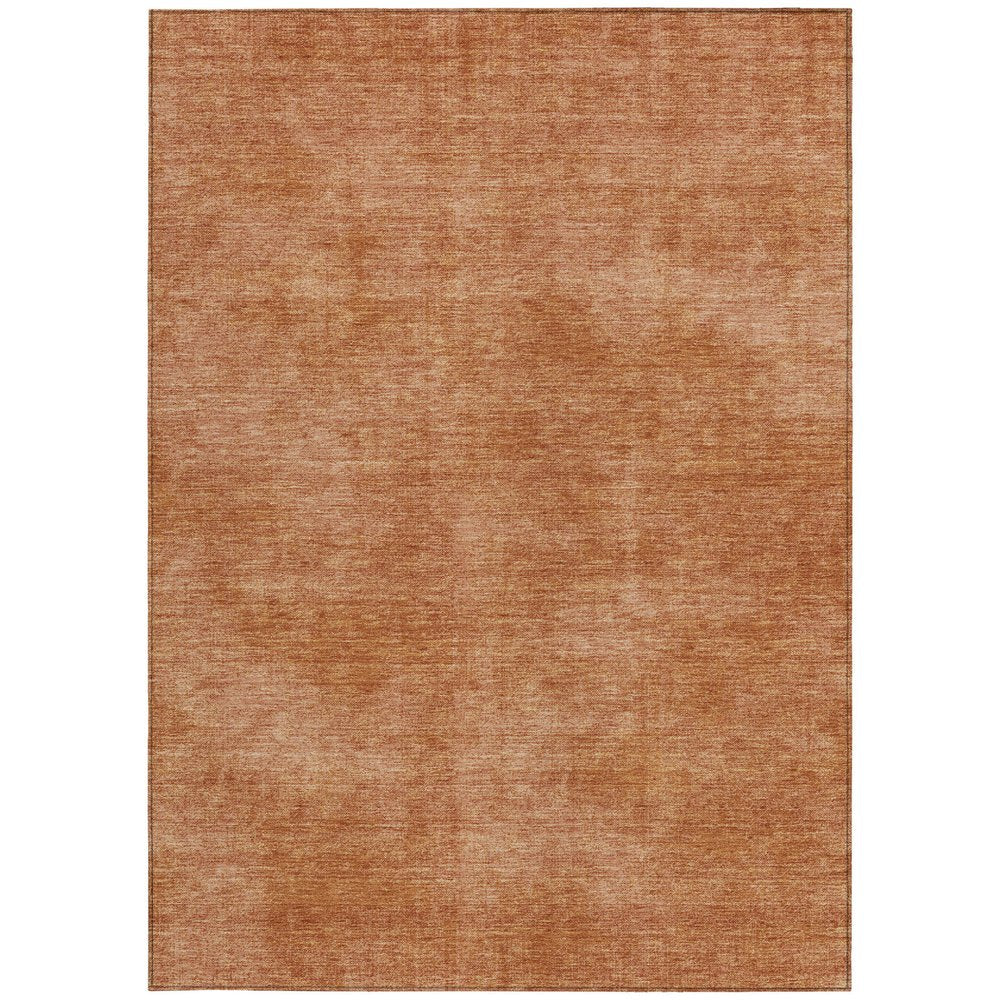 3' X 5' Brown Washable Indoor Outdoor Area Rug