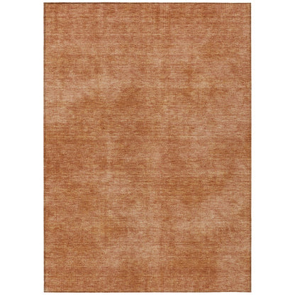 3' X 5' Brown Washable Indoor Outdoor Area Rug