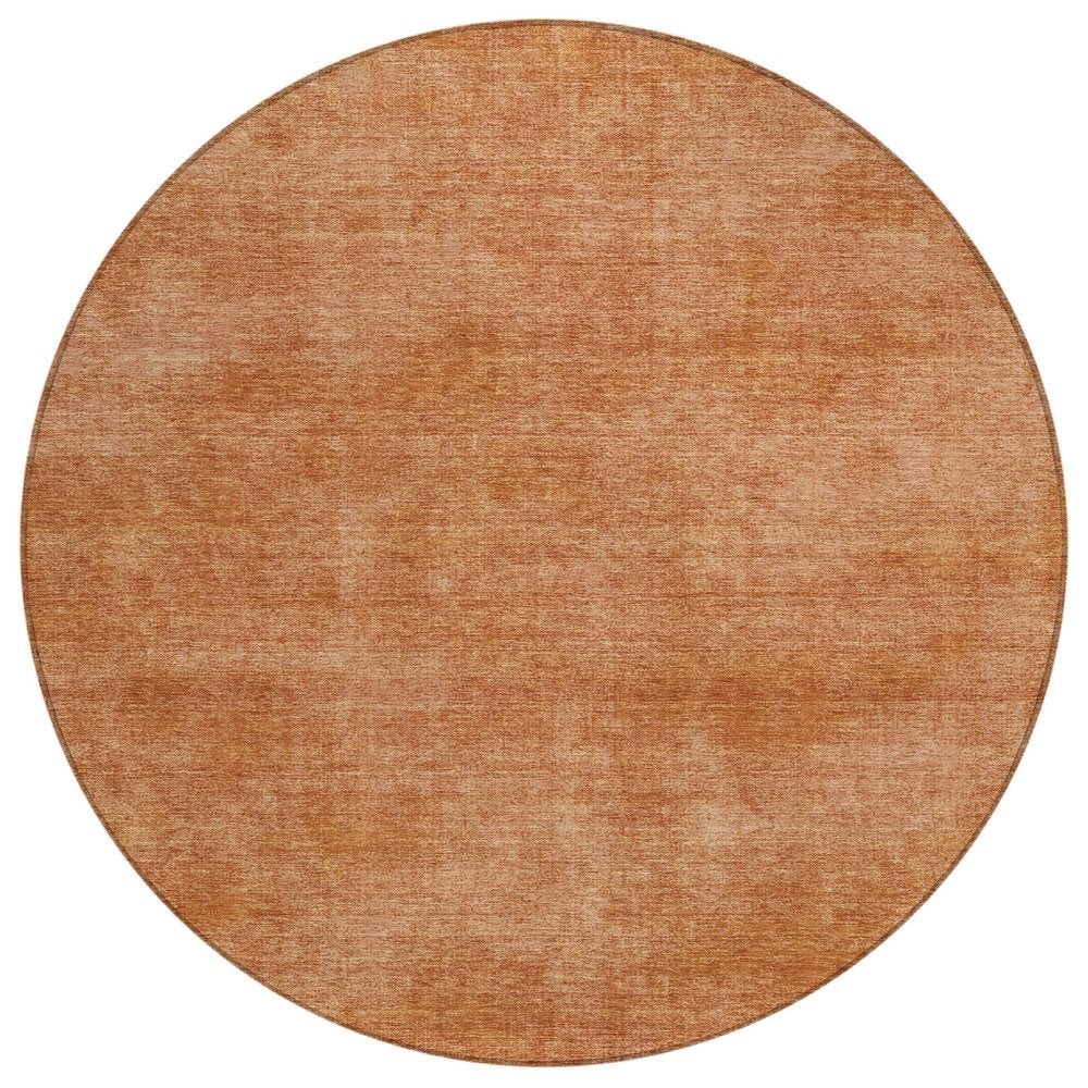 3' X 5' Brown Washable Indoor Outdoor Area Rug