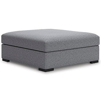 Evee Outdoor & More - Ashley Furniture - Bealton Living Room - Oversized Accent Ottoman / Salt and Pepper - 6130508