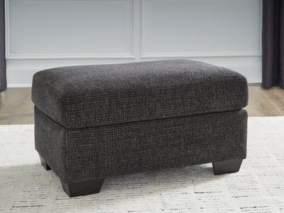 Evee Outdoor & More - Ashley Furniture - Loreo Living Room - Ottoman / Ebony - 6310114