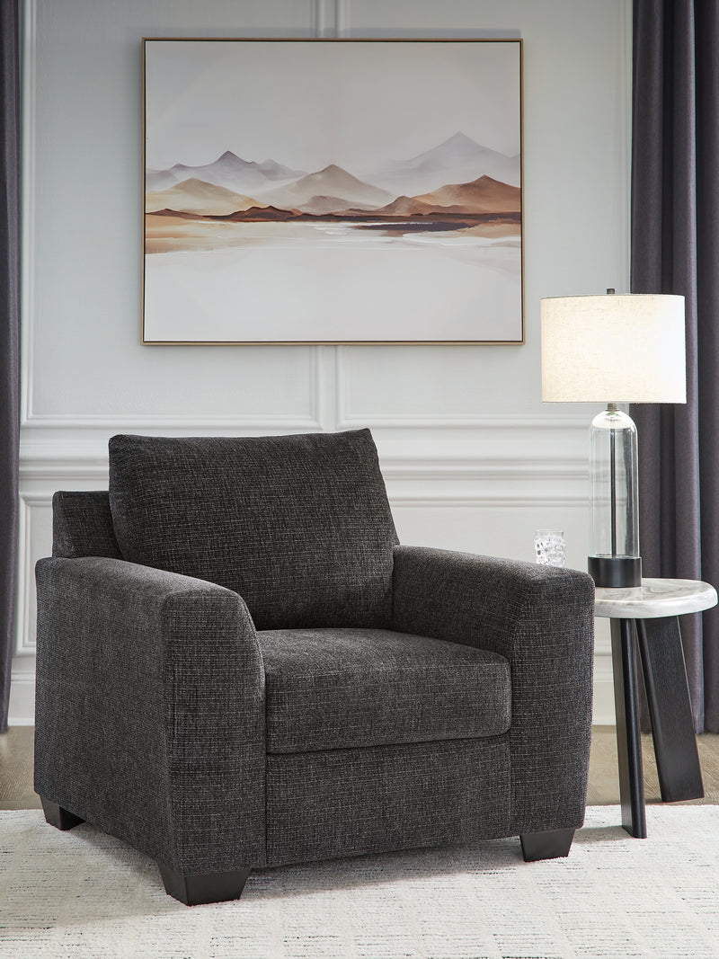 Evee Outdoor & More - Ashley Furniture - Loreo Living Room - Chair / Ebony - 6310120