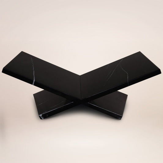 8" Black Marble Tabletop Decorative Bookstand