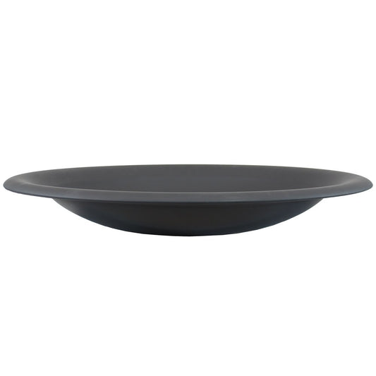 33" Black Steel Wood Burning Round Fire pit