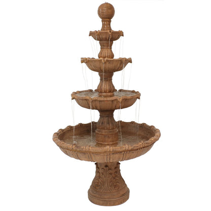 80" Brown Polyresin Garden Art