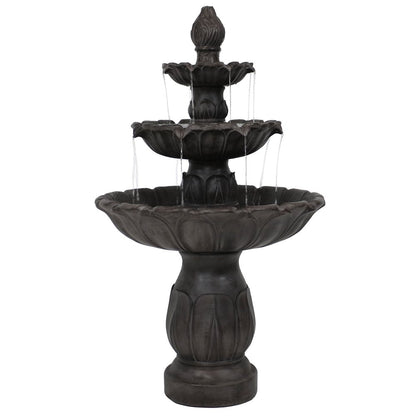 46" Dark Brown Polyresin Garden Art