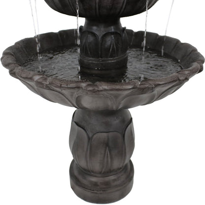 46" Dark Brown Polyresin Garden Art