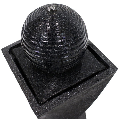 32" Black Heavy Duty Plastic LED lights Garden Art