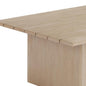 48" Natural Aluminum Outdoor Coffee Table